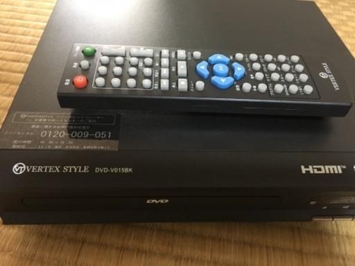 VERTEX 据置型DVDプレーヤー
