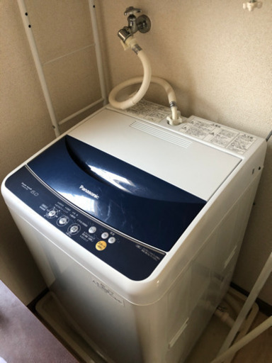 【終了】洗濯機6.0Kg パナソニックNA-F60B2-A（ブルー）