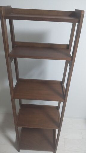 【値下げ】天然木使用の木製ラック（本棚）