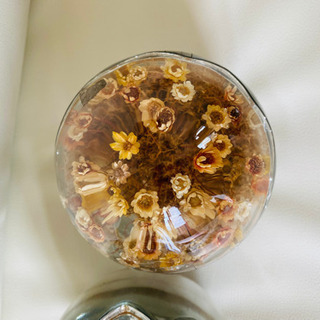 卵型　ドライフラワー　インテリア　二個セットの画像