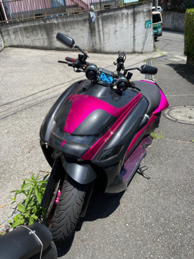 ビッグスクーター　スズキ　ジェンマ250    フルカスタム　マジェスティ