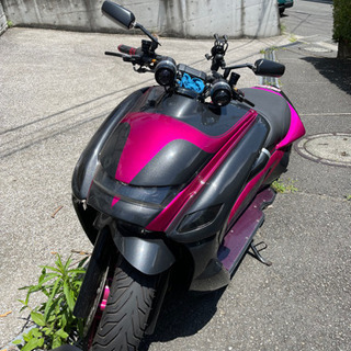 ビッグスクーター　スズキ　ジェンマ250    フルカスタム　マ...