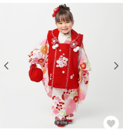 ⭐︎値下げしました！！⭐︎新品未使用⭐︎ 七五三　3歳  着物 着物セット  刺繍 被布セット