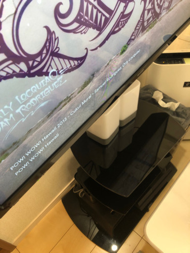 【2年使用】FITUEYES テレビスタンド 壁寄せテレビスタンド 高さ調節可能 ラック回転可能 ブラック TT307001MB 3段式