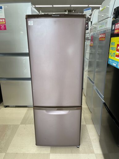 2ドア冷蔵庫 Panasonic NR-B17AW-T 2018年製 168L