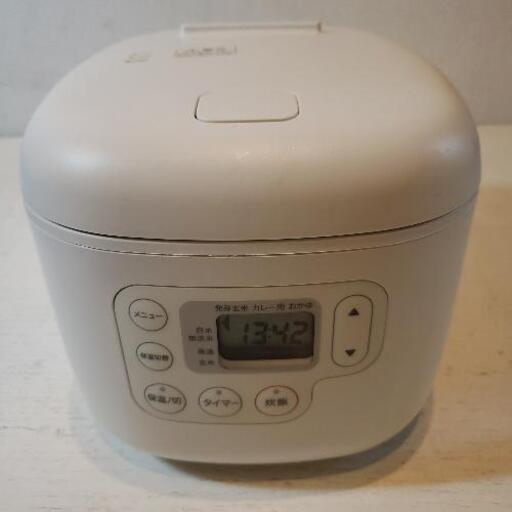 ☆美品☆ MUJI 無印良品 3合炊き 炊飯器 MJ-RC3A ホワイト 2019年製