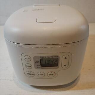 ☆美品☆ MUJI 無印良品 3合炊き 炊飯器 MJ-RC3A ホワイト 2019年製の画像