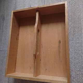 IKEA 木製カトラリーケースの画像