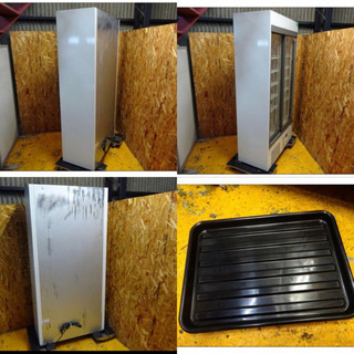 357-45)フクシマ リーチイン 冷蔵ショーケース MSU-090GHWSR 2017年製