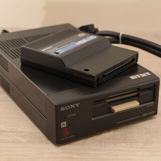 MSX 外付け3.5インチFDドライブ HBD-30W + インターフェースケーブル HBK-30 (J940txY)