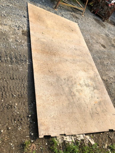 2t車の荷台から外した鉄板(税別)