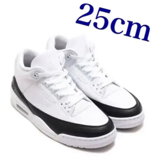 【手渡し限定】新品 FRAGMENT × NIKE AIR JORDAN 3  25cm