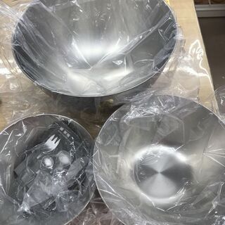 【引取限定】柳宗理　ボール（16.19.23）3P　未使用【うるま市田場】の画像