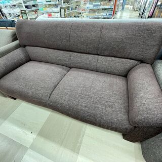 3人掛けソファ ROOMDECO ブラウン