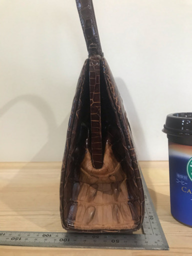 ワニ皮 ハンドバッグ