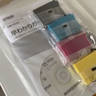 EPSON カラリオ インクジェット プリンター EW-052A 超美品 互換インク付の画像