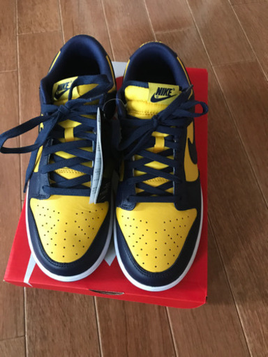 nike dunk vasity maize  28センチ