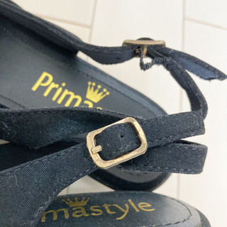 フットベットサンダル　ブラック　未使用の画像