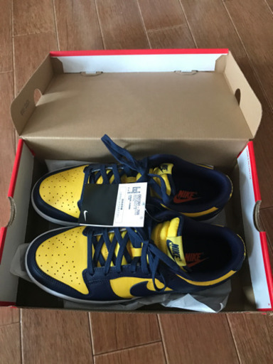 nike dunk vasity maize  28センチ