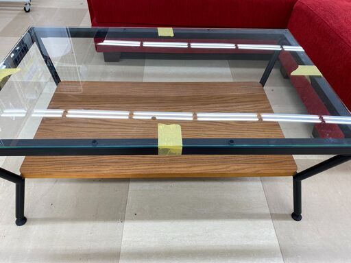 Francfranc(フランフラン)　ガラステーブル