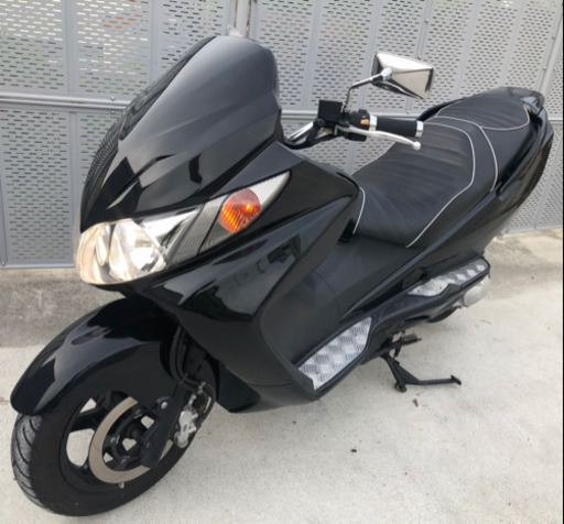 売れました！説明動画有り！ スカイウェイブ250 S 黒 FI（インジェクション）艶あり 美車　ビッグスクーター