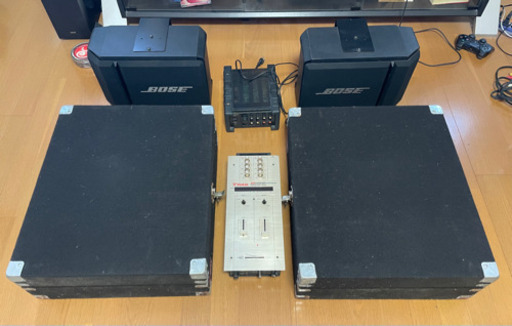 ターンテーブルセット　テクニクスSL-1200MK3　ハードケース　BOSEスピーカー