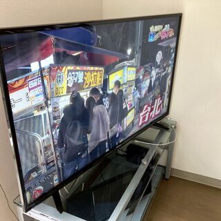 43型ハイビジョンLED液晶テレビ(Hisense 2017年製) + 外付HDD1.0TB(BUFFALO HD-LC1.0U3-BK)の画像