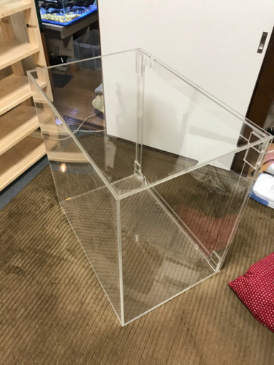 アクリル水槽750×750×500 上部濾過