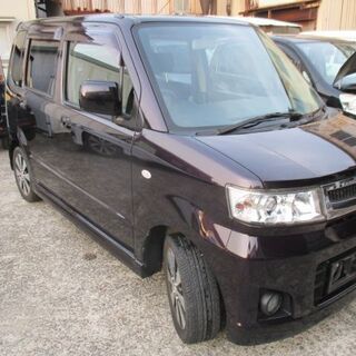 マツダ　AZワゴン　カスタムスタイルX　車検2年付　81600ｋｍ　パープル（ZED）の画像
