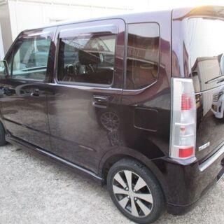 マツダ　AZワゴン　カスタムスタイルX　車検2年付　81600ｋｍ　パープル（ZED）の画像