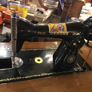 JF02149 ジャノメ レトロ 足踏みミシンの画像