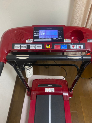 アルインコ ランニングマシーン AFR2117 レッド✩ルームランナー