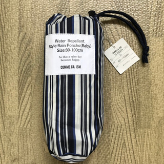 【美品】COMME CA ISM 折り畳みレインポンチョ80-1...