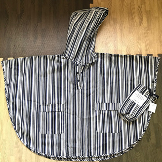 【美品】COMME CA ISM 折り畳みレインポンチョ80-100cmの画像
