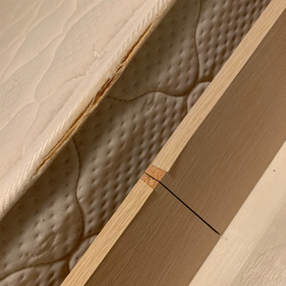 お値下げ❗️【1000円→800円】シングルベッドお譲りしますの画像