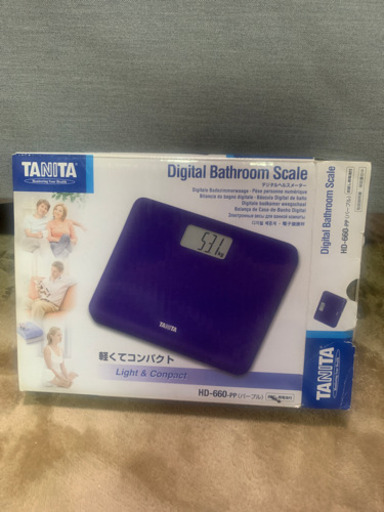 TANITAのコンパクト体重計