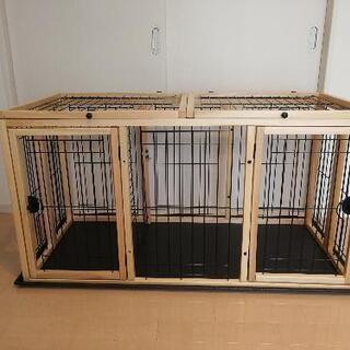 【取引先決定】☆直接取りに来ていただける方限定☆木製ペットゲージLLサイズ、ペットキャリーなど
