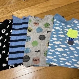 80 男の子　Tシャツ４枚セット