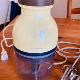 フードプロセッサーと泡立て器　お譲りしますの画像