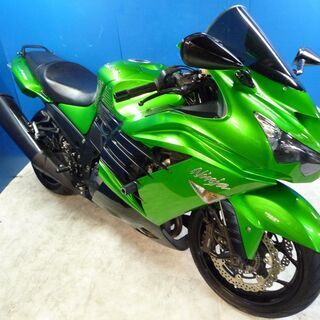 KAWASAKI ZX-14RA 緑 車検R4/9年 名変で乗れ...