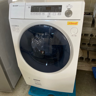 シャープドラム式洗濯機10k21年製　激安特価　管理番号50806