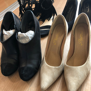 24.5靴　ヒール　サンダル　計4足の画像