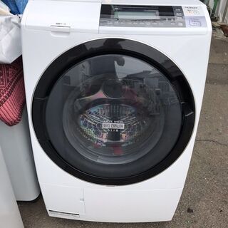 自動お掃除機能！！！　風アイロン機能！！！　日立　洗濯１０ｋ乾燥...