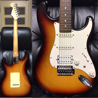 島村楽器ギター配送可ストラトキャスター格安GUITAR音出し確認済みの画像