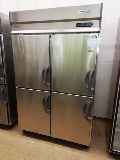 冷蔵庫　業務用　中古　キタザワ（フクシマ）　1200　200ｖ　４枚扉　インバーター