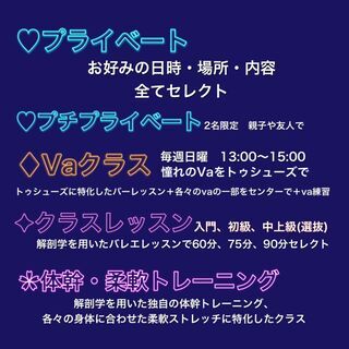 プチプライベートレッスン！親子や友人で楽しくバレエレッスンの画像