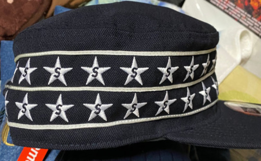 シュプリーム 新品 19SS New Era Star Pillbox Cap ロゴ キャップ