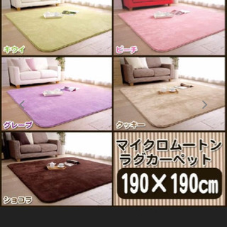 【新品・開封済】マイクロムートンラグカーペットの画像