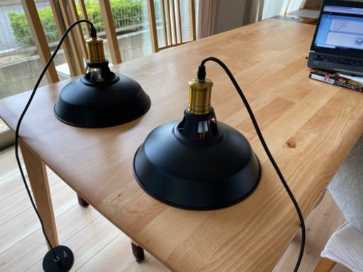 ペンダントライト2個