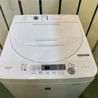 愛品館八千代店】保証ありSHARP2017年製4.5㎏全自動洗濯乾燥